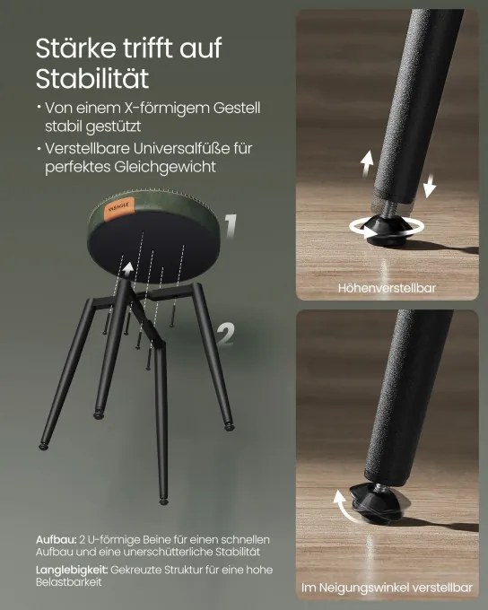 Set dvoch taburetiek EKHO LDC170C02