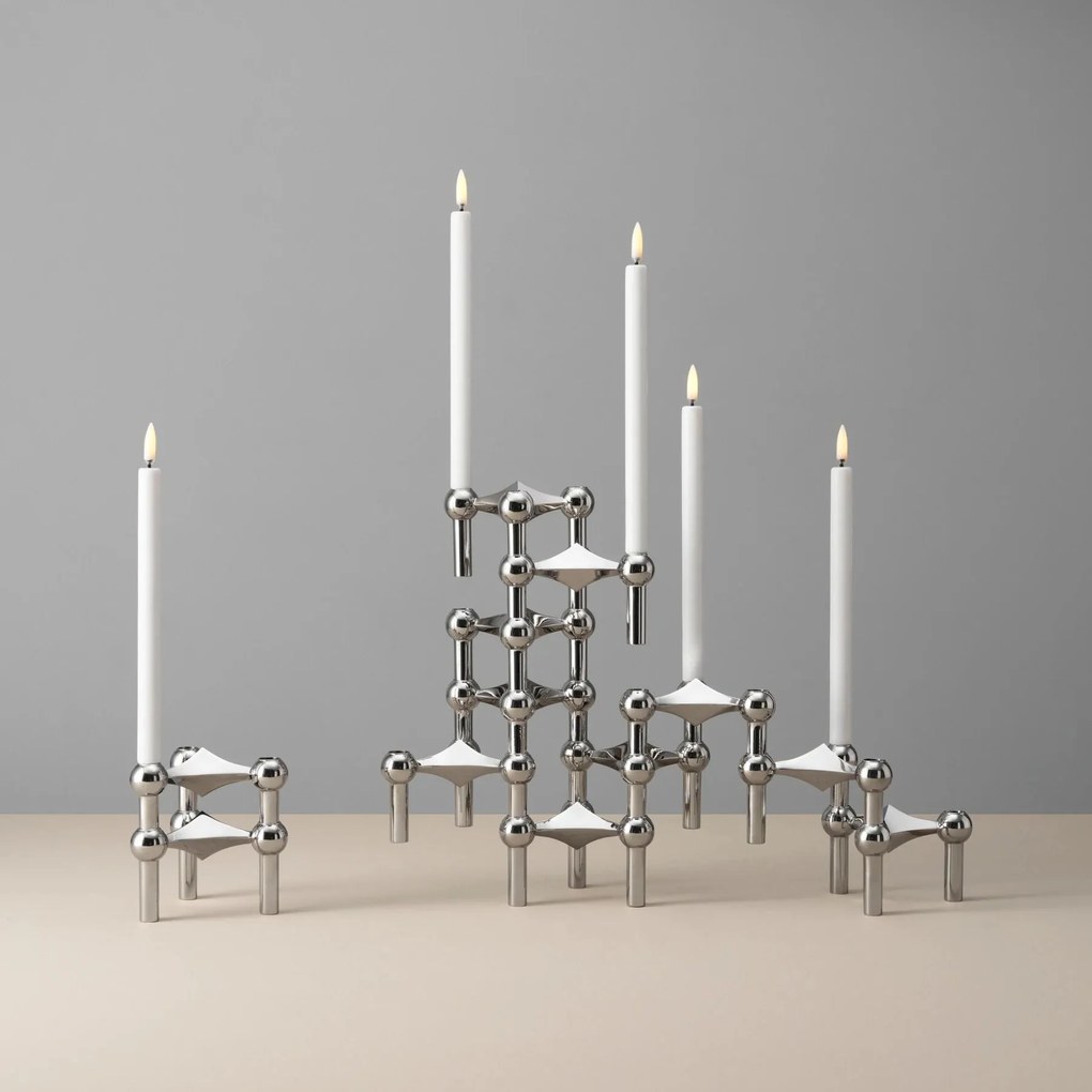 Stoff Nagel Voskové LED sviečky White – set 2 ks