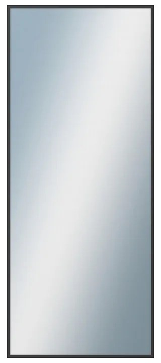 DANTIK - Zrkadlo v rámu, rozmer s rámom 50x120 cm z lišty Hliník čierna (7269021)