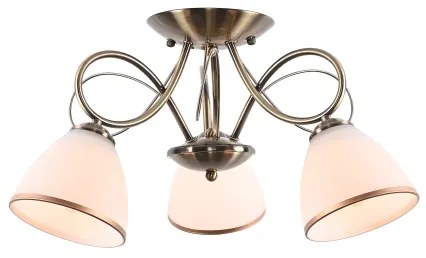 Brilagi - Prisadený luster FRED 3xE27/60W/230V, priemer 59 cm, bronzový