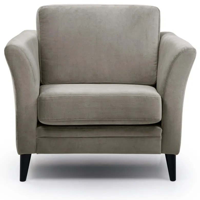 Hnedé kreslo Eden - Scandic