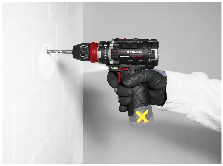 Parkside Performance® Aku vŕtací skrutkovač Pbspa 12 E4 + Akumulátor 12 V/2,5 Ah Papk 12 2.5 B1 + Nabíjačka 6 A Plgk 12 6.0 B1 (800011905)