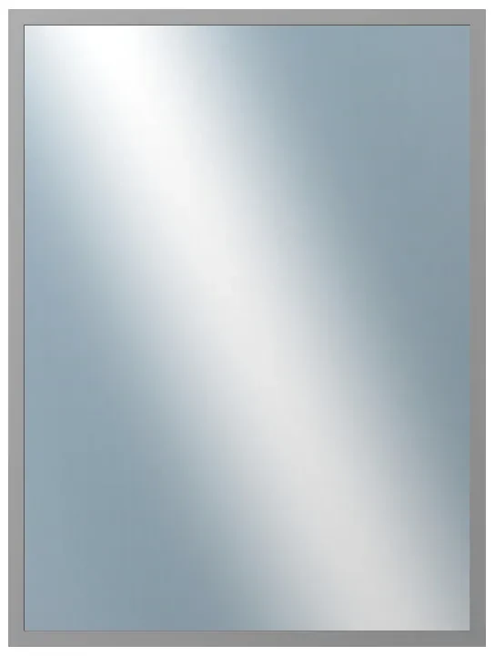DANTIK - Zrkadlo v rámu, rozmer s rámom 60x80 cm z lišty KASSETTE svetlo šedá (3077)