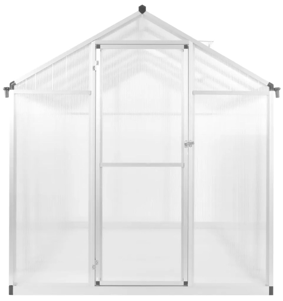 Skleník, hliník 302x190x195 cm 11,19 m³