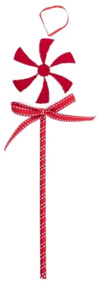 Závesná vianočná dekorácia TWINKLE lízatko 714160