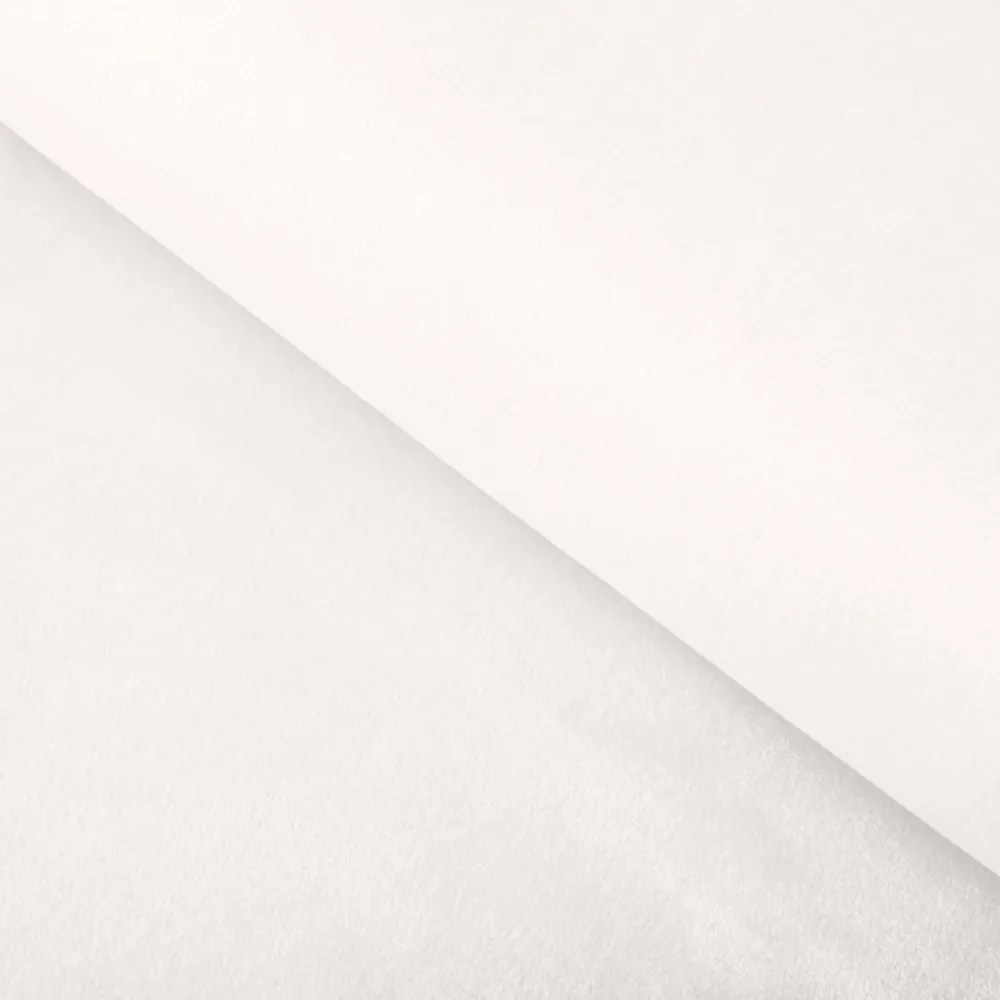 Biante Zamatový štvorcový obrus Velvet Prémium SVP-024 Krémovo biely 100x100 cm