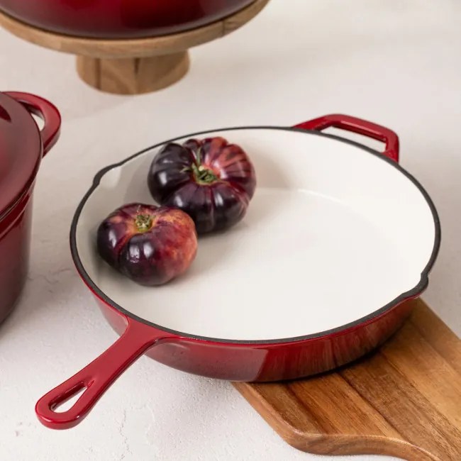 Liatinová panvica ANDREAS bordová 777554