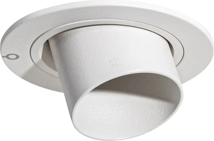 Moderné zabudované bodové svetlo biele GU10 35 mm okrúhle výkyvné - Installa