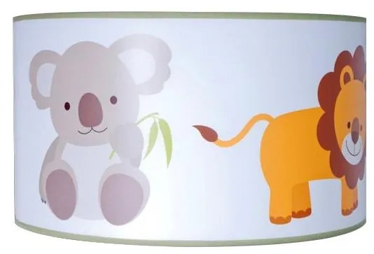 Detské stropné svietidlo ZOO 2xE27/60W/230V