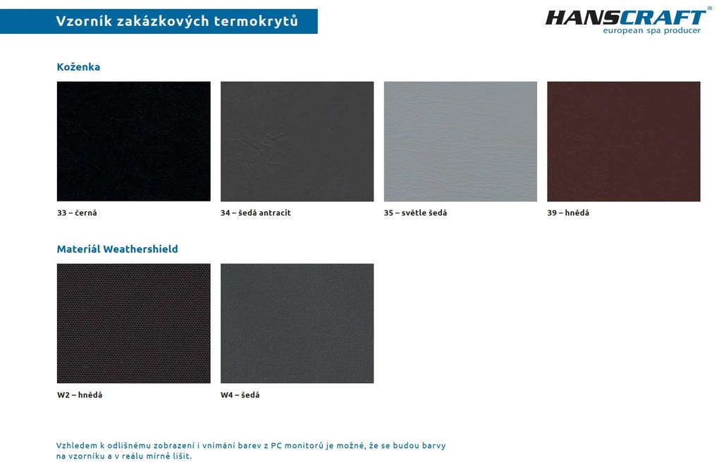 Hanscraft Termokryt na vírivku 180 x 180 cm