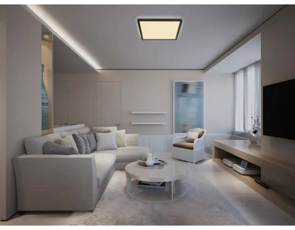 Globo 41563-24B - LED Kúpeľňové stropné svietidlo SAPANA LED/24W/230V IP44 čierna