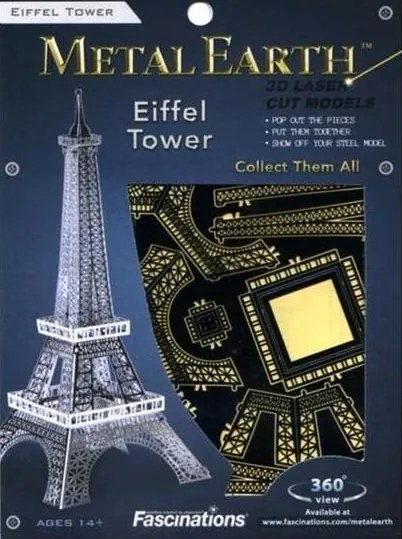 METAL EARTH 3D puzzle Eiffelova veža