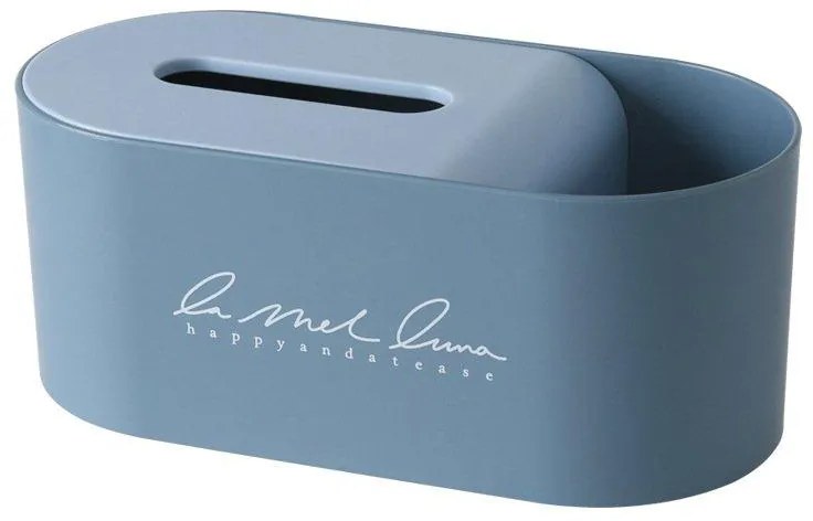 Plastový stojan na vreckovky - modrý Modrá ABS