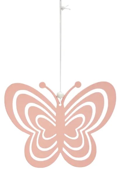 Závesný kovový motýľ PASTEL BUTTERFLY - viac farieb Farba: Žltá