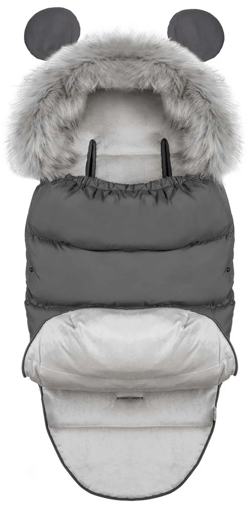 Spací vak do kočíka Elmi Ricokids - tmavosivý