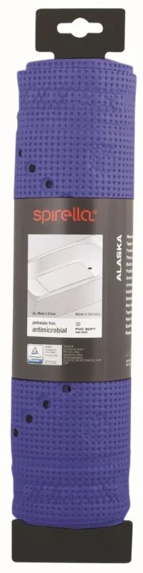 Spirella Protišmyková podložka do vane ALASKA, modrá, 71 x 36 cm