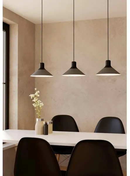 Eglo 99512 - Luster na lanku ABREOSA 3xE27/28W/230V