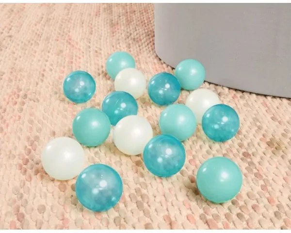 B-Toys - Detský suchý bazén s loptičkami pr. 89 cm šedá/tyrkysová