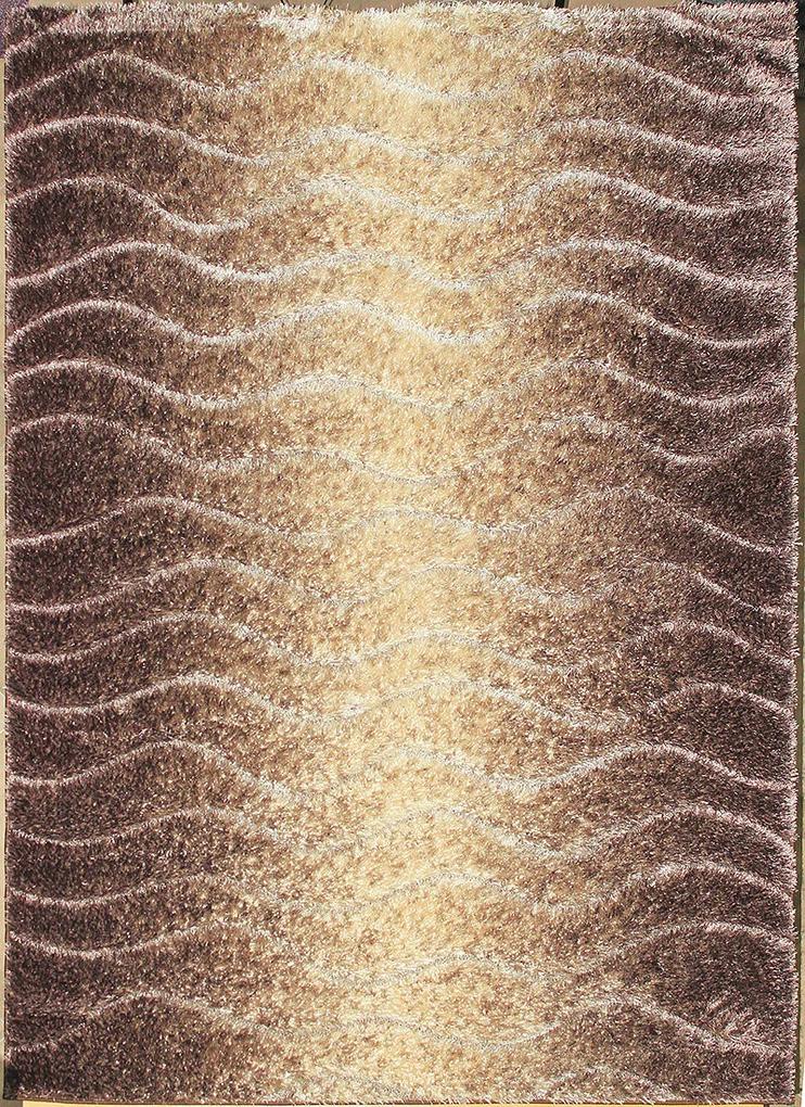 Berfin Dywany Kusový koberec Seher 3D 2609 Brown Beige - 160x220 cm