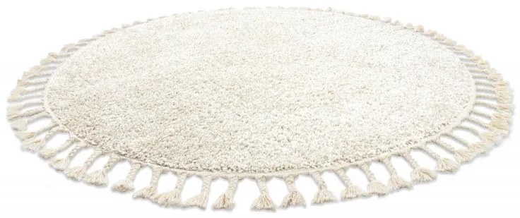 Dywany Łuszczów Kusový koberec Berber 9000 cream kruh - 160x160 (priemer) kruh cm
