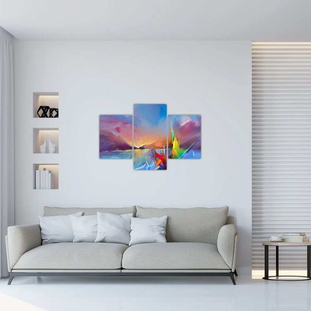 Obraz - Západ slnka (90x60 cm)