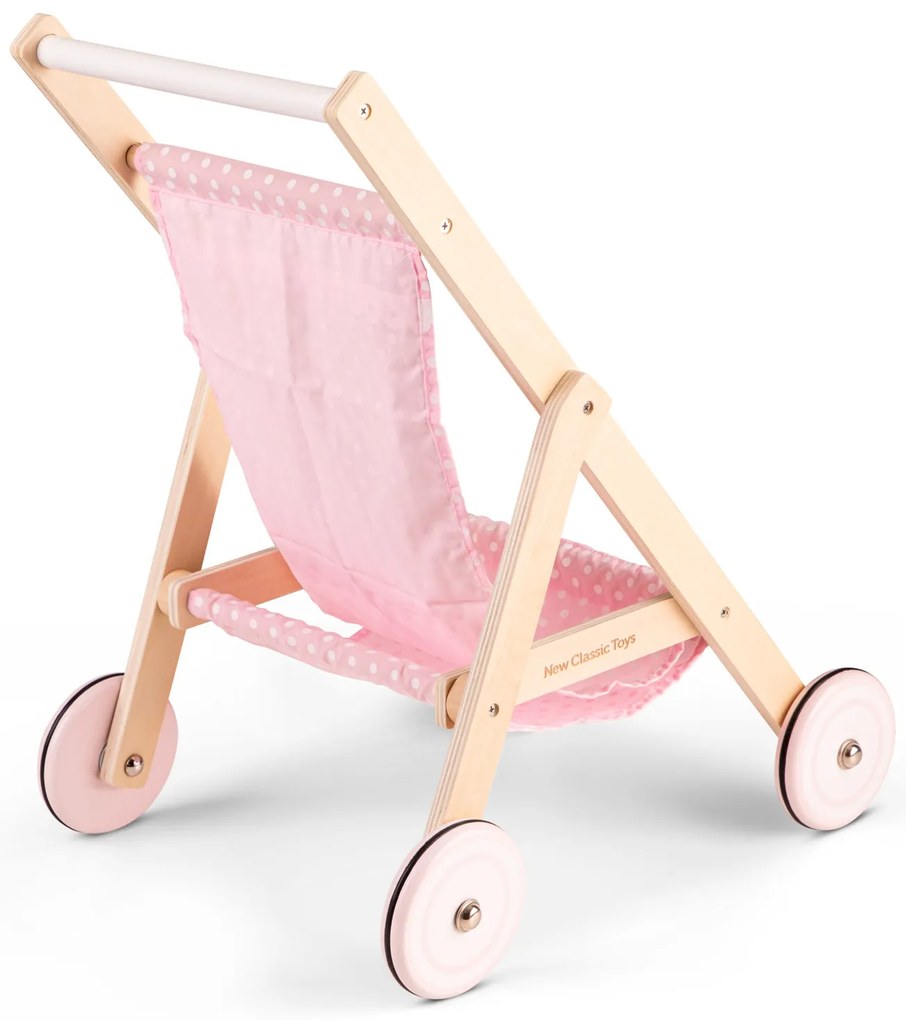 Drevený golfový kočík pre bábiky