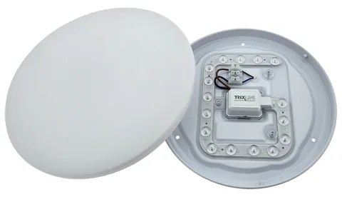 LED stropné svietidlo s pohybovým senzorom LENA LED/12W/230V, priemer 25,7 cm, biele