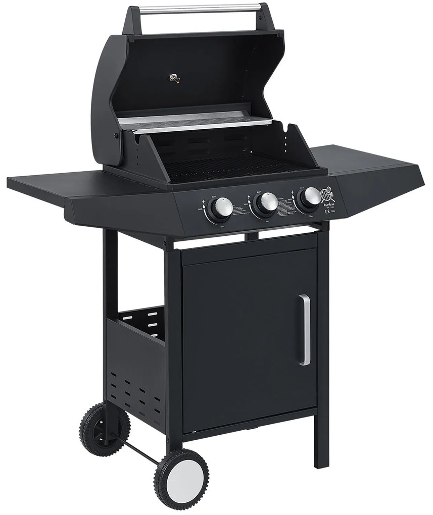 InternetovaZahrada BBQ plynový gril Louisiana s 3 horákmi