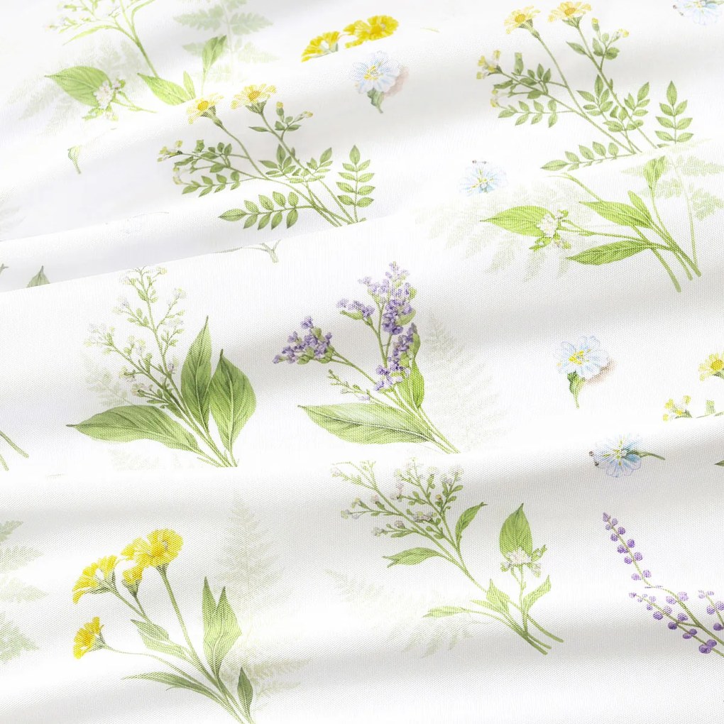 Goldea teflónová látka na obrusy - lesné kvety 160 cm