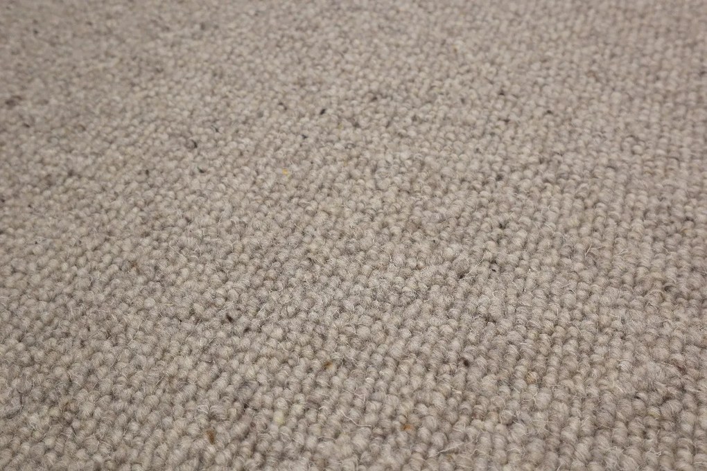 Avanti, Koberec metráž Alfawool 40 šedý, na mieru, šíře 4m,5m, šedá, ab (mriežka), obývacia izba