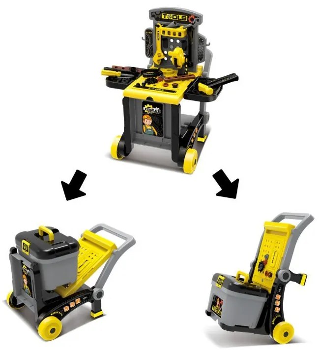 Detská dielňa 3 v 1 pre domácich majstrov