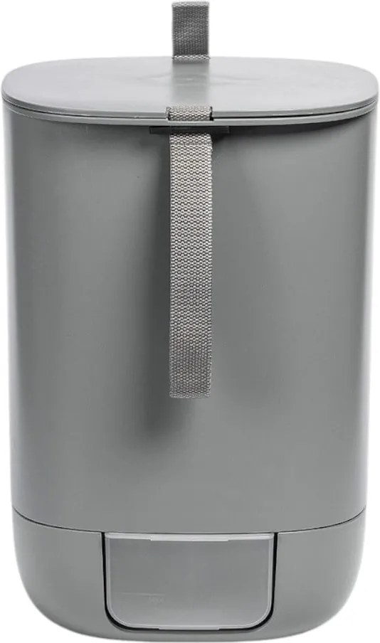 Sivý kompostér 10,6 l Bokashi – Plastia