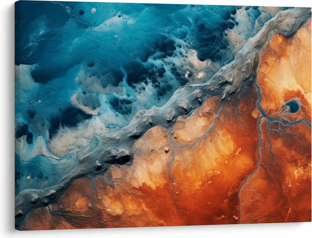 Obraz - Voda a oheň (70x50 cm)