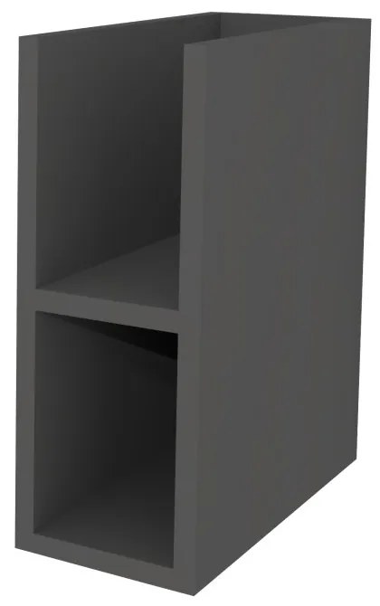 Mereo Aira, kúpeľňová skrinka 20 cm, spodná, Multidecor, Šedá diamant, MER-CN797SSEDD