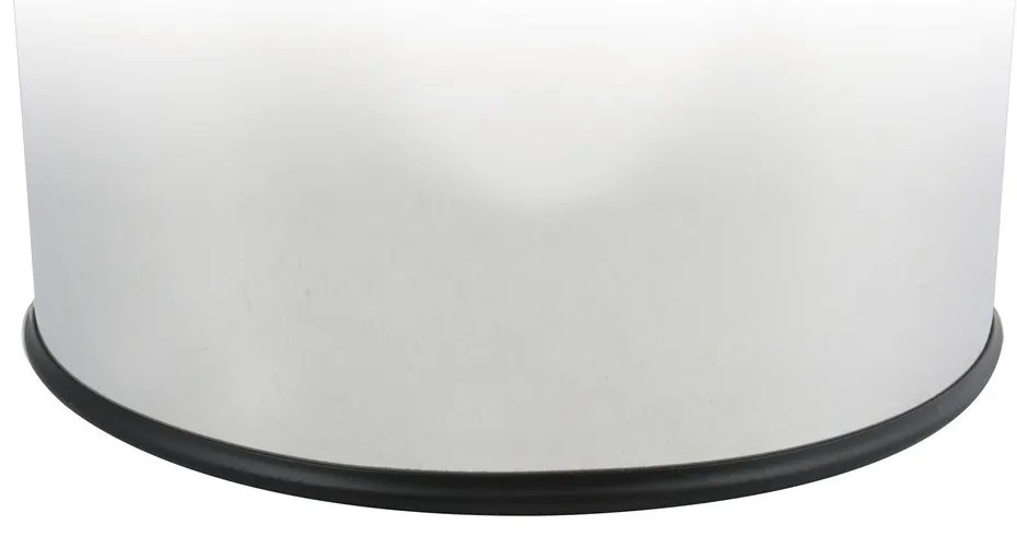 Dotykový oceľový odpadkový kôš v lesklo striebornej farbe 30 l – MSV