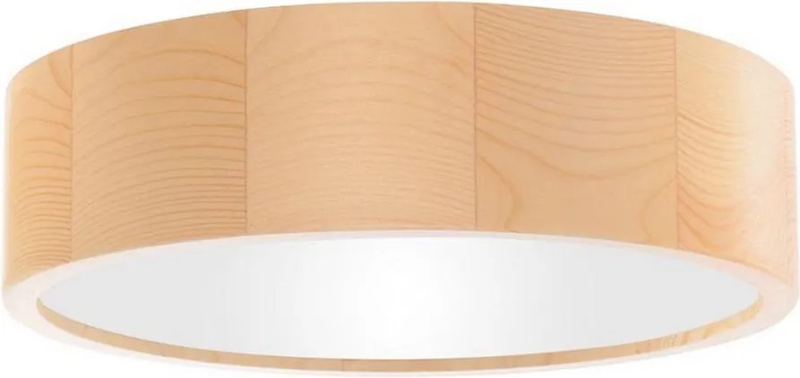 Stropné svietidlo CLEO 2xE27/24W/230V pr. 27,5 cm borovica