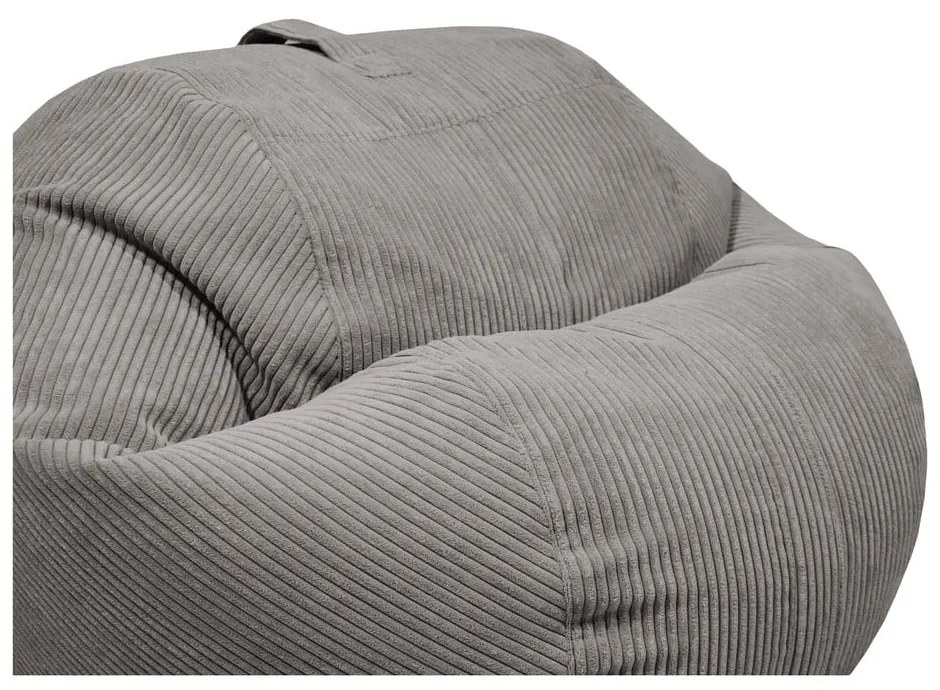 Zelený menčestrový sedací vak Roll 105 – SLOWDOWN