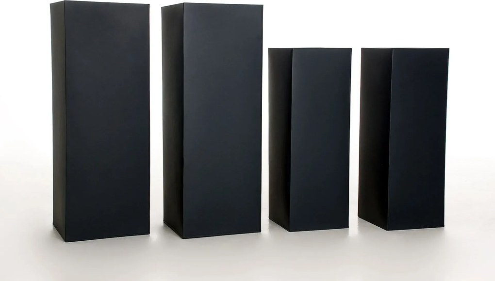 Kvetináč BLOCK, pozink, výška 80 cm, antracit, vr. zavlaž. systému