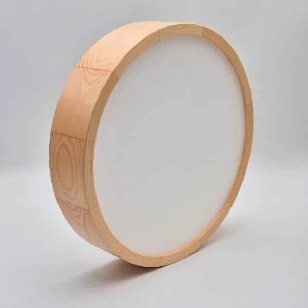 Stropné svietidlo NATURAL 2xE27/60W/230V, pr. 37 cm, borovica