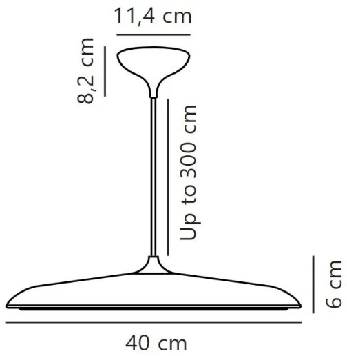 DFTP by Nordlux - LED Stmievateľný luster na lanku ARTIST LED/24W/230V pr. 40 cm medená