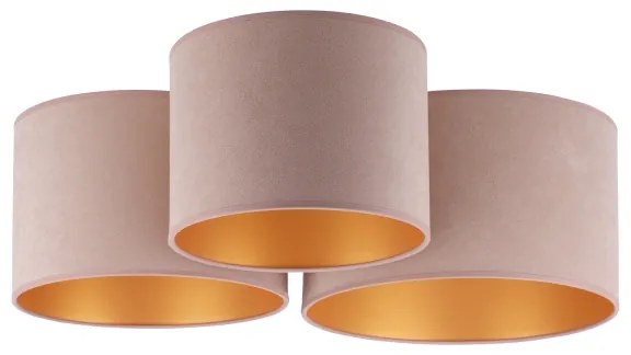 Duolla - Stropné svietidlo ROLLER TRIO 3xE27/60W/230V hnedá