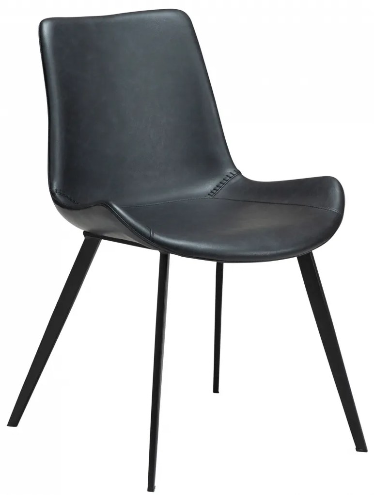 HYPE ČALÚNENÁ STOLIČKA black faux/black