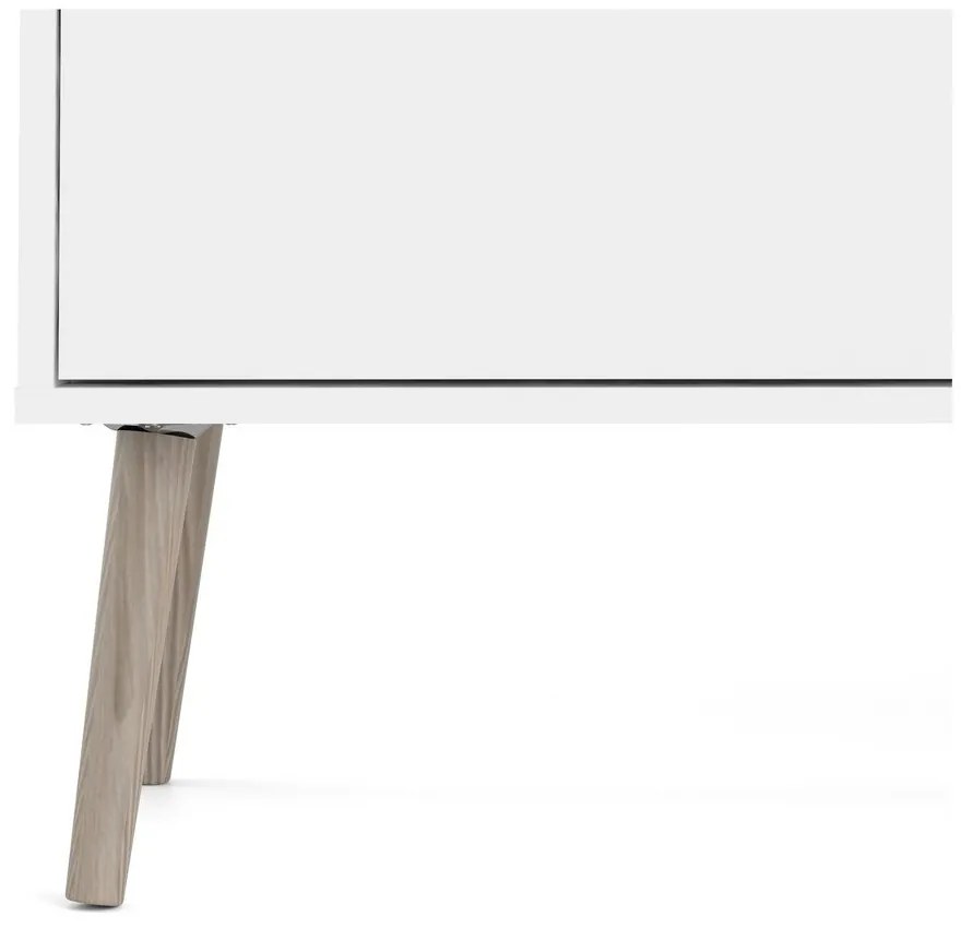 Biela komoda 196x82x39 cm Oslo – Tvilum