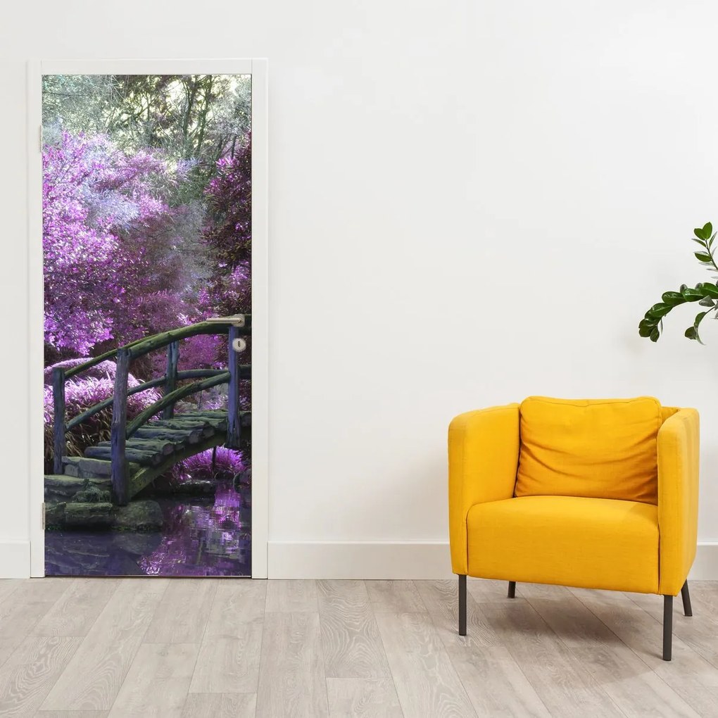 Fototapeta na dvere - Mystická záhrada (95x205cm)
