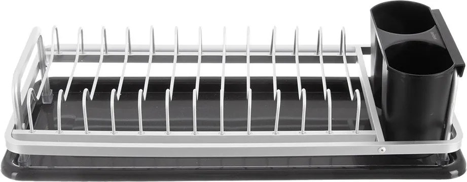 Čierno-biely kovový odkvapkávač 41,5x17 cm Deluxe – Orion