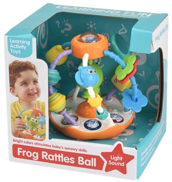 Lean Toys Interaktívna loptička so žabkou