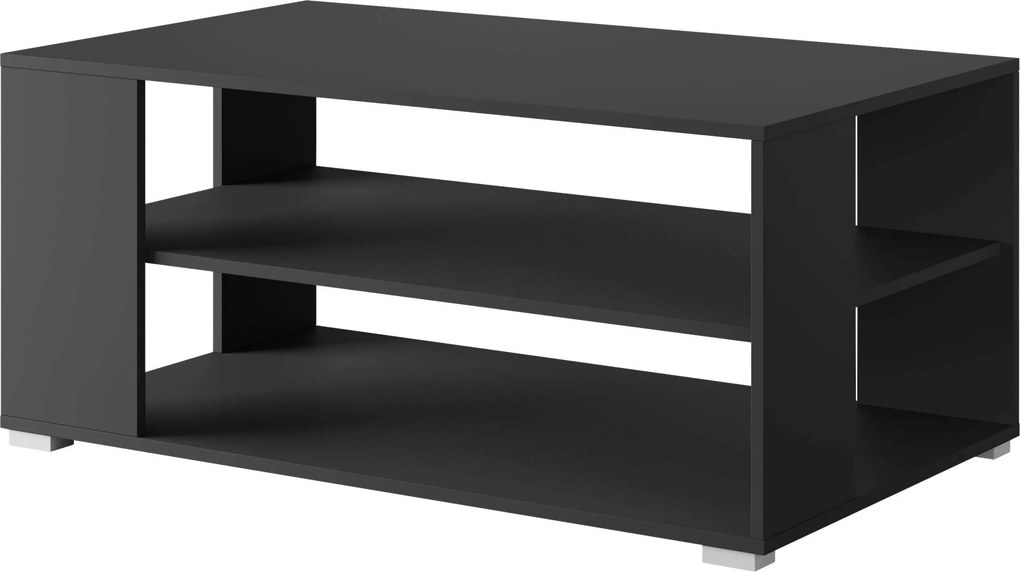 XXXLutz KONFERENČNÝ STOLÍK, čierna, kompozitné drevo, 100/60/45 cm P & B - Stolíky do obývačky - 002778003302
