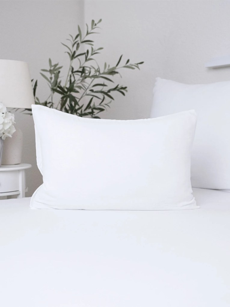 Mušelínová obliečka na vankúš 40 x 60 cm - Alexia biela