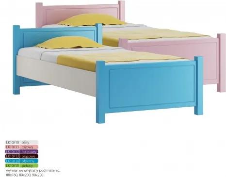 Drewmax Detská posteľ - masív LK10 Prevedenie: 80 x 160 cm