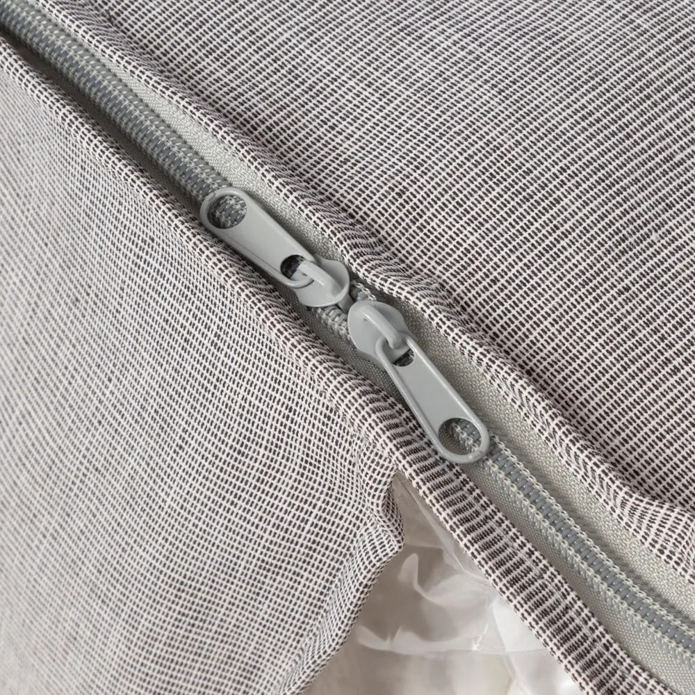 Sivý kompresný úložný box Compactor Oxford, 125 l